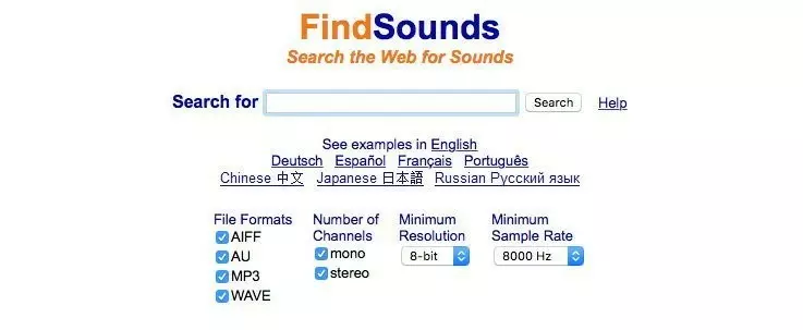 find sounds